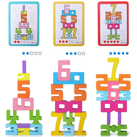 Skaičių kaladėlės (20vnt)