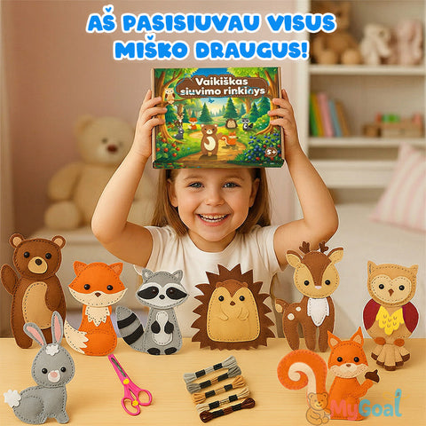 Vaikiškas siuvimo rinkinys