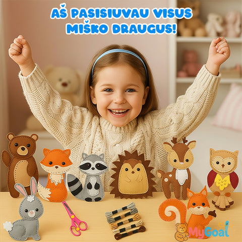 Vaikiškas siuvimo rinkinys