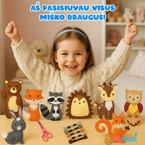 Vaikiškas siuvimo rinkinys