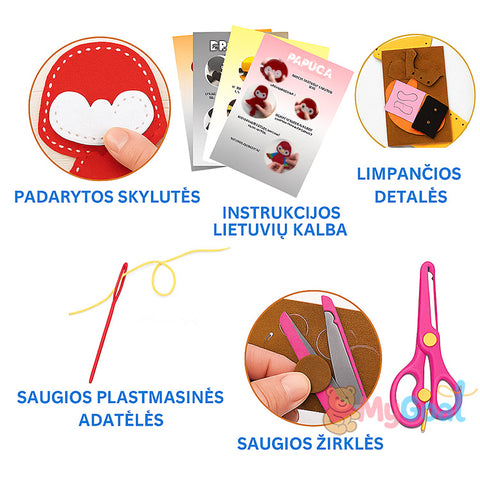 Vaikiškas siuvimo rinkinys